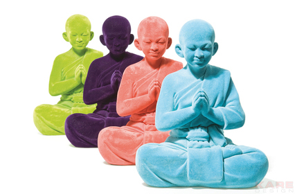 Deco Figurine Buddha Velvet Assorted