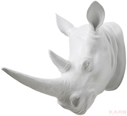 Deco Object White Rhino