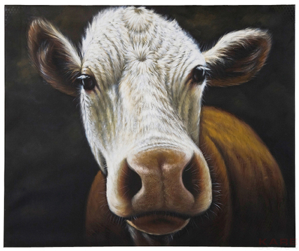 Oil Painting Cow 100x120