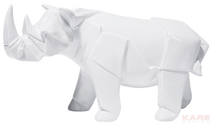 Deco Figurine Origami Rhino
