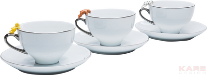 Coffee Cup Curios Animals (2/Set) Assorted