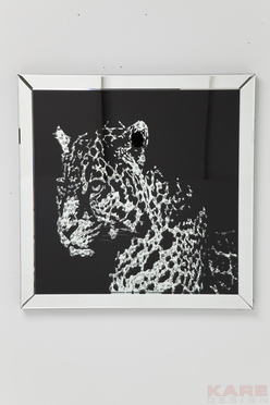 Picture Frame Mirror Leopard