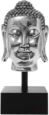 Deco Head Buddha Silver XL