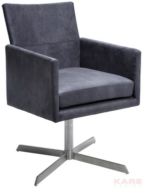 Swivel Arm Chair Dialog Anthracite