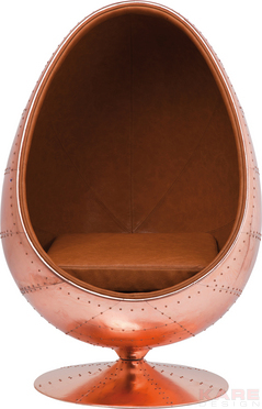 Swivel Chair Eye Ball Copper