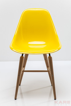 Chair Forum Wood Yellow