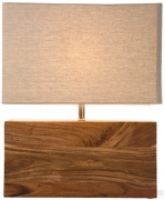 Table Lamp Rectangluar Wood Nature