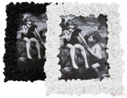 Frame Rose Black&White Assorted 13x18cm