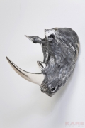 Deco Head Rhino Antique
