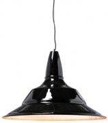 Pendant Lamp Plate Black 70cm