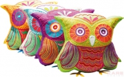Cushion Fiesta Owl 33x31cm Assorted