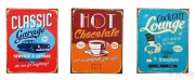 Picture Sign Choco Lounge 50x40  Assorted