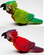 Nodding Figurine Parrot Assorted