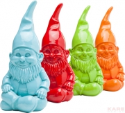 Money Box Gnome Colore Sitting 27cm Assorted
