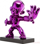 Deco Figurine Kung Fu Boy Stop Purple