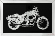 Picture Frame Mirror Motorbike 120x80