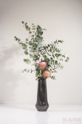 Vase  Smoky Riffle 52cm
