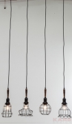 Pendant Lamp Wire Dining Quattro 4-lite