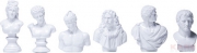 Deco Bust Ancient White Assorted