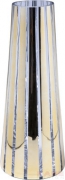 Vase Stripes Gold Cone 50cm