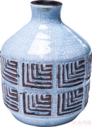 Deco Vase Muse Blue 20cm