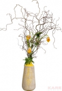 Deco Vase Muse Yellow 42cm