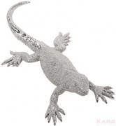Deco Figurine Lizard Silver Medium