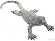 Deco Figurine Lizard Silver Big