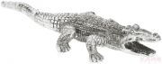 Deco Figurine Krokodil Silver Small