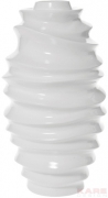 Vase White Twist 45