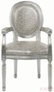 Chair with Armrest Louis Croco Antique