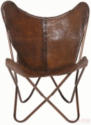 Arm Chair Butterfly Brown