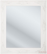 Mirror Barock Shining White 74x64