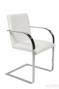 Cantilever Arm Chair Candodo White