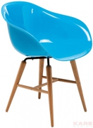 Chair with Armrest Forum Wood Blue