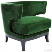 Arm Chair Art Deco Green