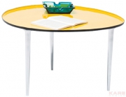 Coffee Table Egg Yellow 57x62cm