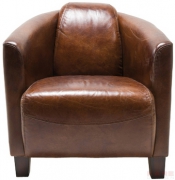 Arm Chair Cigar Lounge Brown
