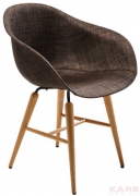Chair with Armrest Forum Wood Brown