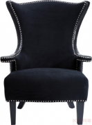 Arm Chair Rivet Black