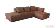 Sofa Infinity Antique 54 Ottomane Right Rust
