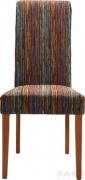 Padded Chair Econo Slim Borderline Brown