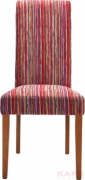 Padded Chair Econo Slim Borderline Red