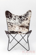 Arm Chair Butterfly Cow Rivet