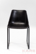 Chair Vintage Black Leather