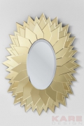Mirror Sunflower Oval 130x100cm
