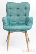Chair with Armrest Angels Wings Green