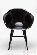 Chair with Armrest Black Forum Matt Black