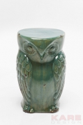 Stool Owl Vintage Turquoise