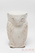 Stool Owl Vintage White